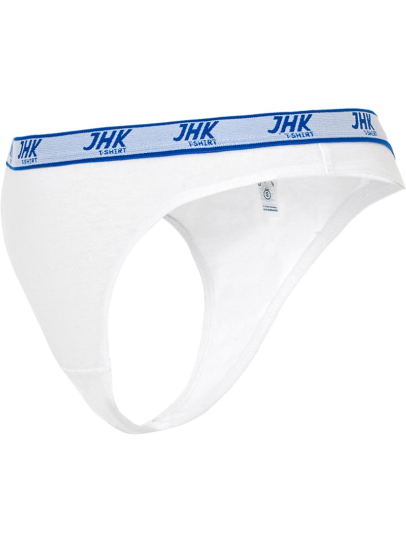 JHK - Strings motif/style uni Blanc - Kiabi