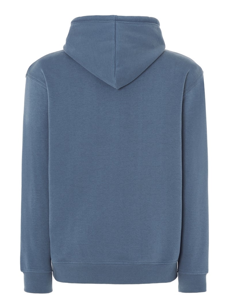 JHK - Sweat à capuche motif/style uni TEIDE Bleu cobalt - Kiabi