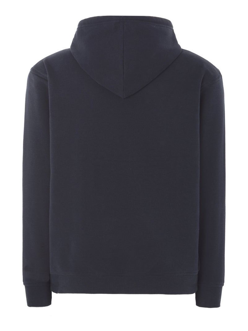 JHK - Sweat à capuche motif/style uni TEIDE Bleu marine - Kiabi