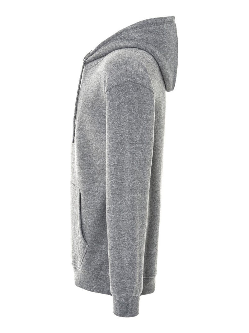 JHK - Sweat à capuche motif/style uni TEIDE Gris chiné - Kiabi