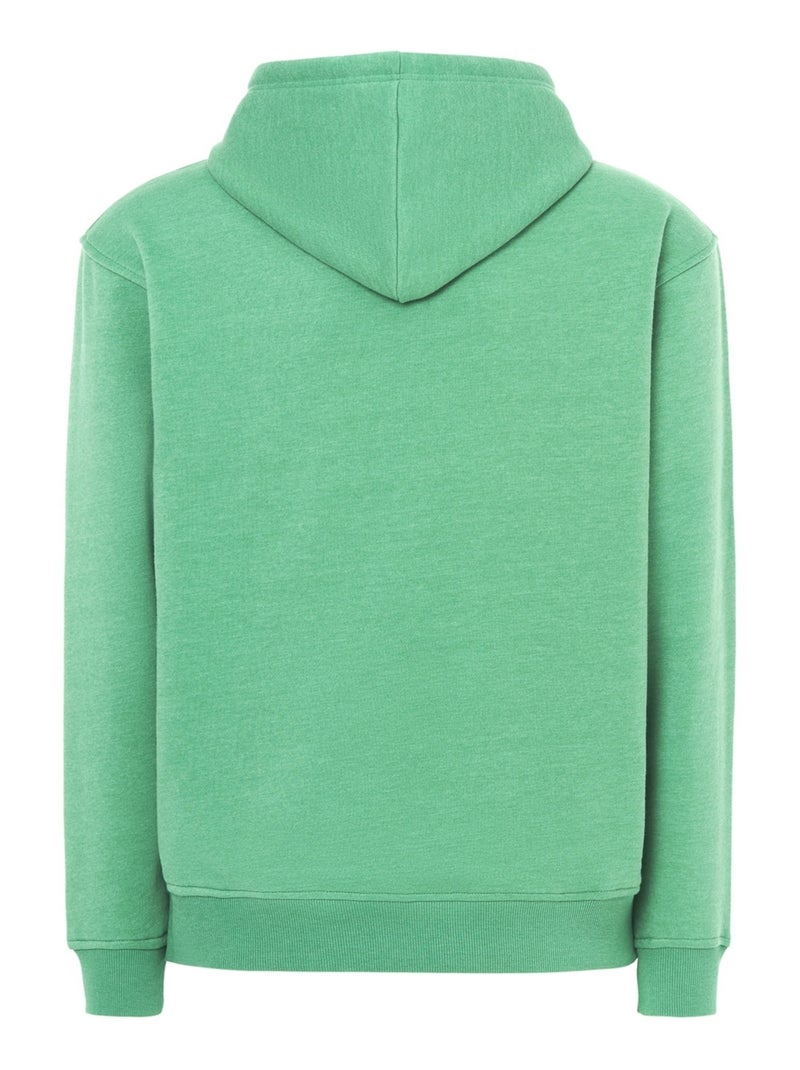 JHK - Sweat à capuche motif/style uni TEIDE Vert olive - Kiabi