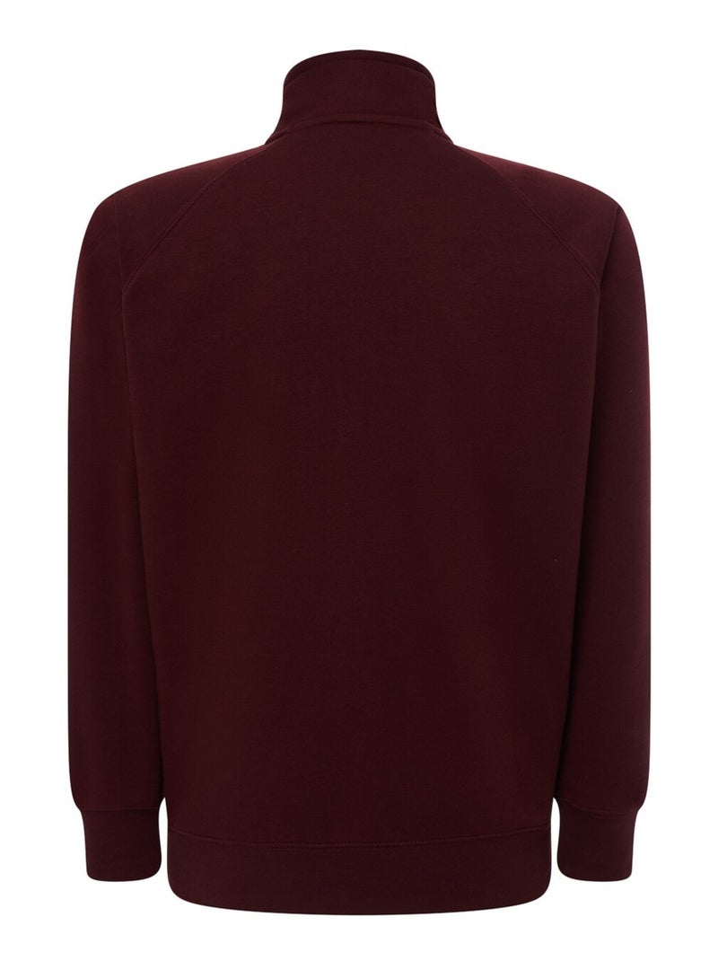 JHK - Sweat motif/style uni Bordeaux - Kiabi