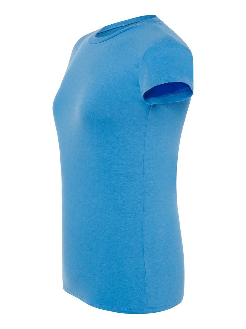 JHK - T-shirt COMFORT Bleu azur - Kiabi