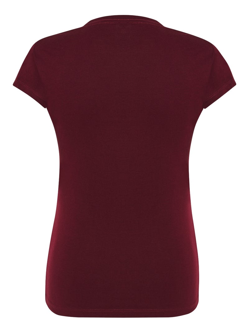 JHK - T-shirt COMFORT Bordeaux - Kiabi