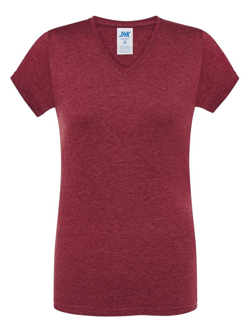 JHK - T-shirt COMFORT Bordeaux - Kiabi