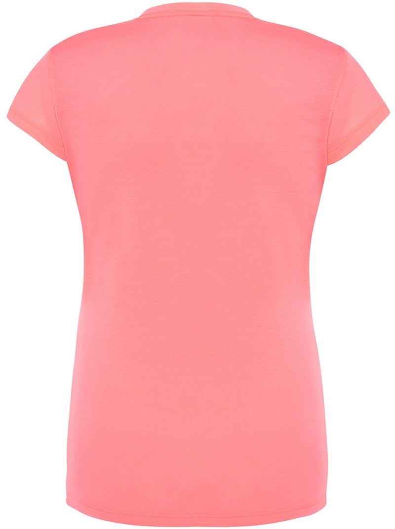 JHK - T-shirt COMFORT Rose fluo/Solinotes - Kiabi