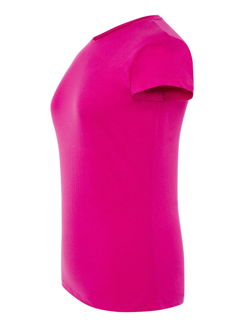 JHK - T-shirt COMFORT Rose fushia - Kiabi