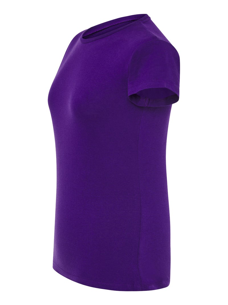 JHK - T-shirt COMFORT Violet - Kiabi