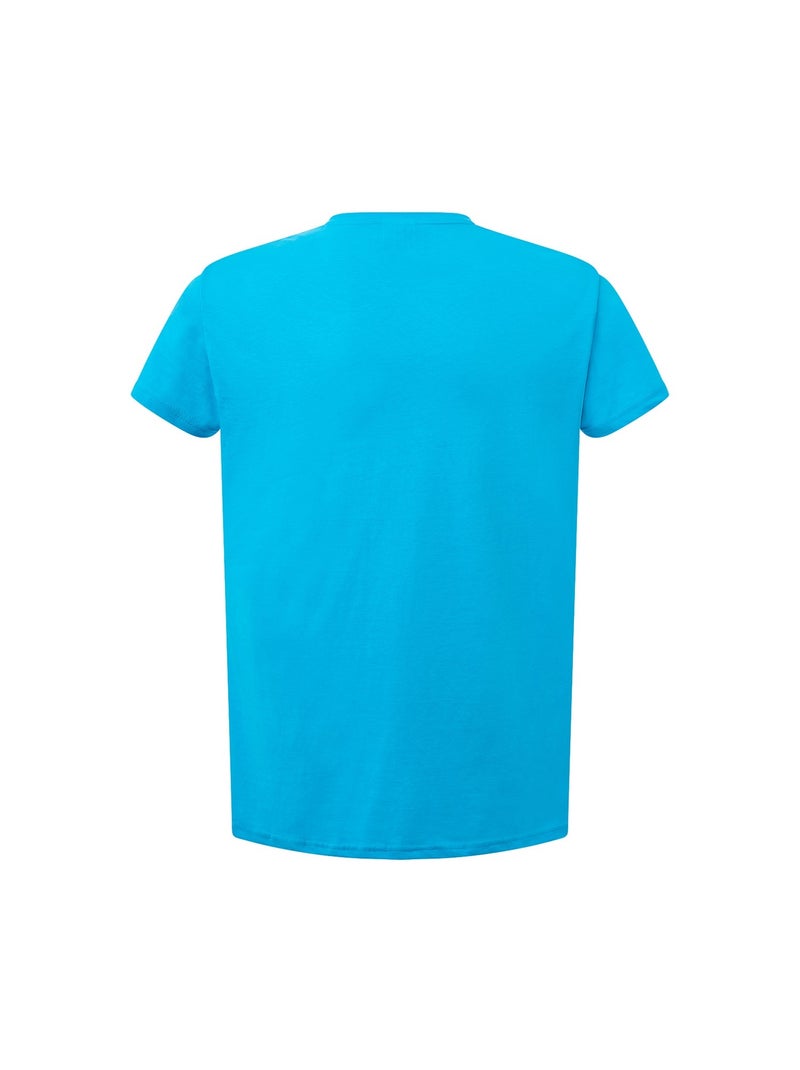 JHK - T-shirt CURVES Bleu marine/Turquoise - Kiabi