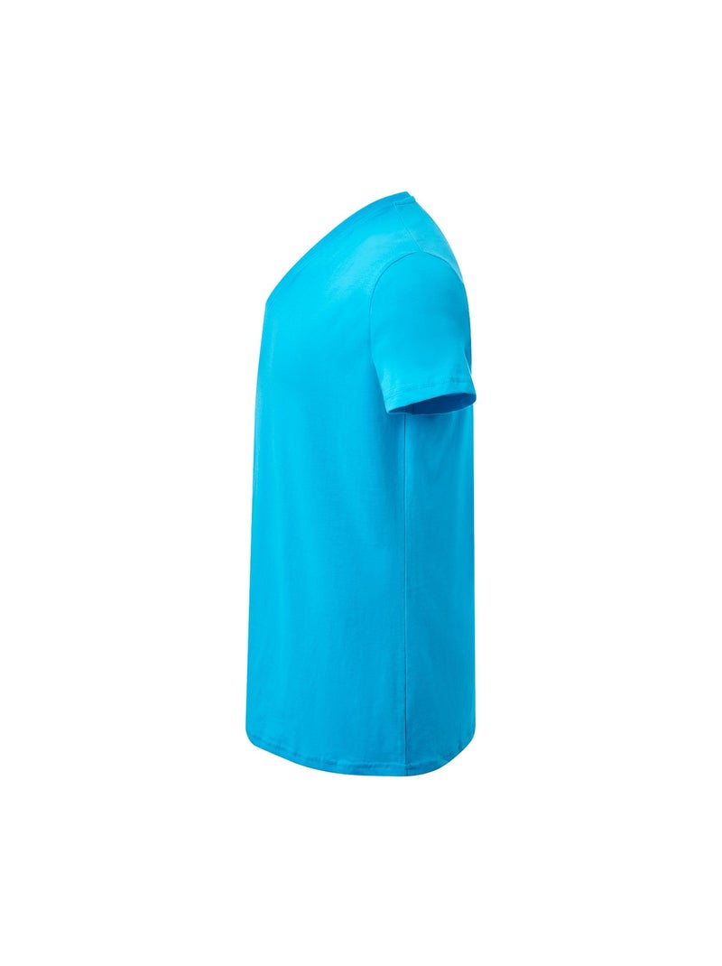 JHK - T-shirt CURVES Bleu marine/Turquoise - Kiabi