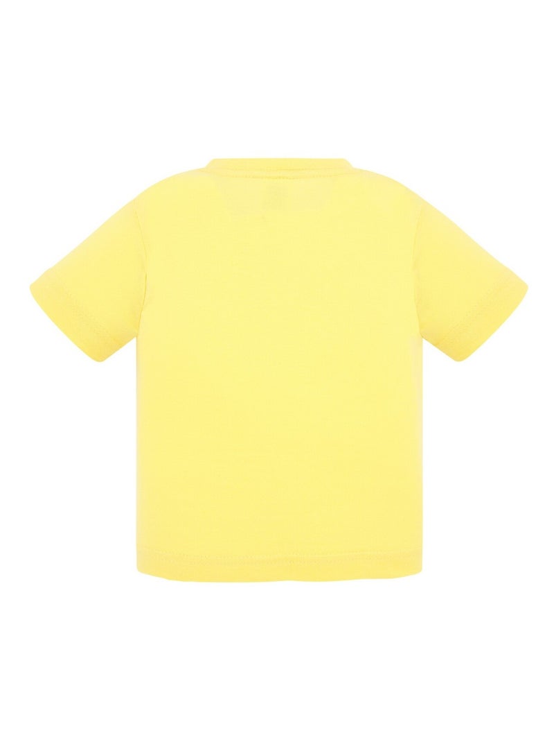JHK - T-shirt motif/style uni - Bébé Jaune pâle - Kiabi