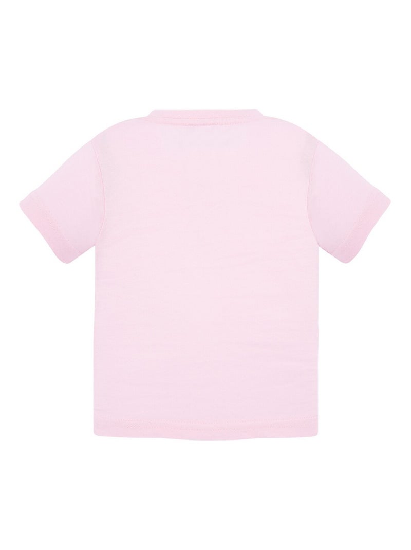 JHK - T-shirt motif/style uni - Bébé Rose - Kiabi