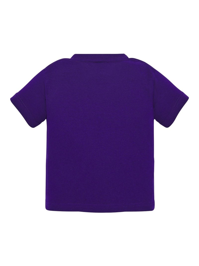 JHK - T-shirt motif/style uni - Bébé Violet - Kiabi