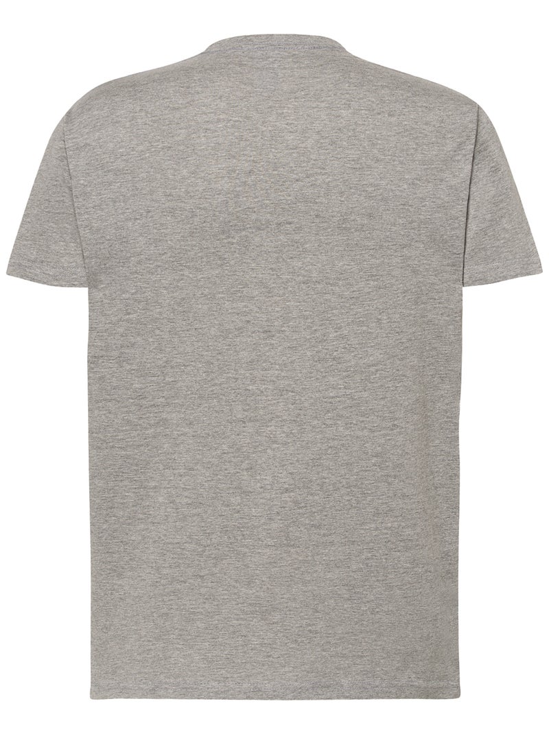 JHK - T-shirt motif/style uni Gris chiné - Kiabi