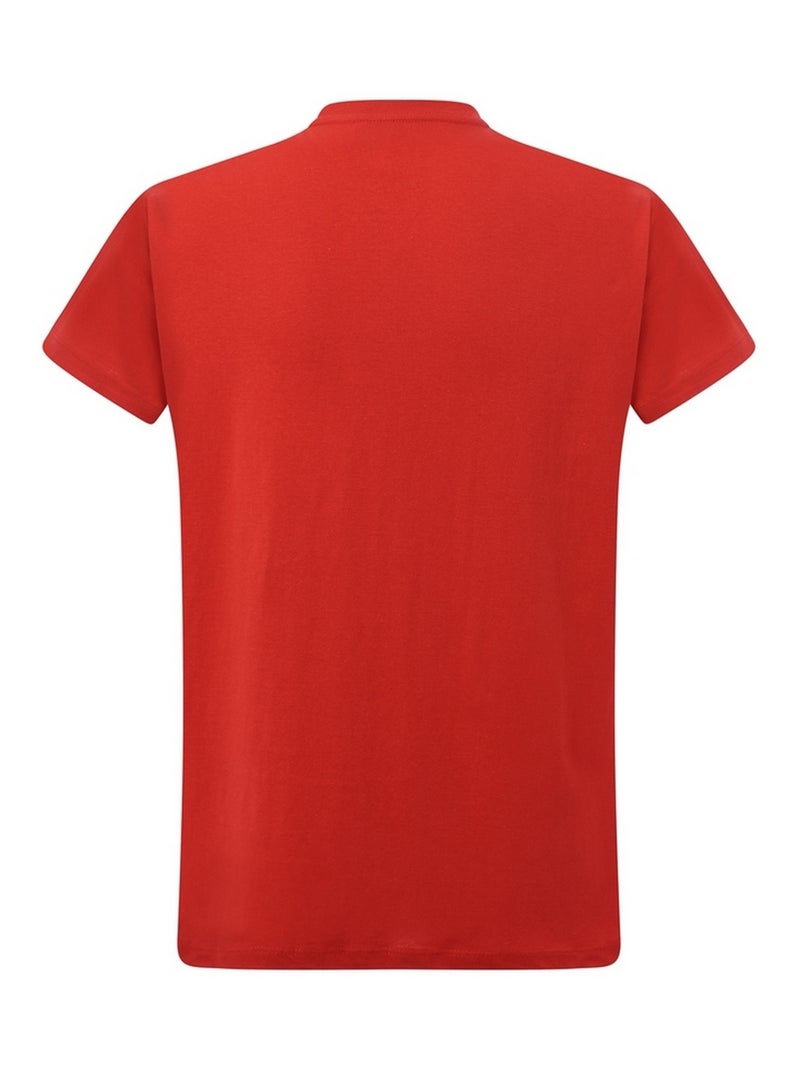 JHK - T-shirt motif/style uni Rouge - Kiabi