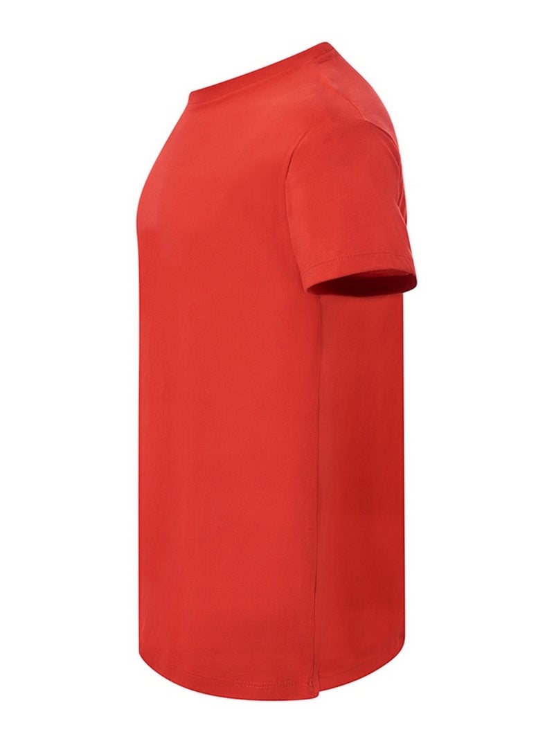 JHK - T-shirt motif/style uni Rouge - Kiabi