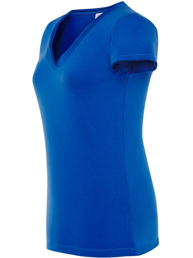 JHK - T-shirt SICILIA Bleu roi - Kiabi