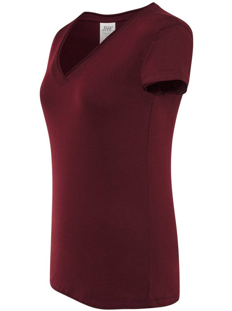 JHK - T-shirt SICILIA Bordeaux - Kiabi