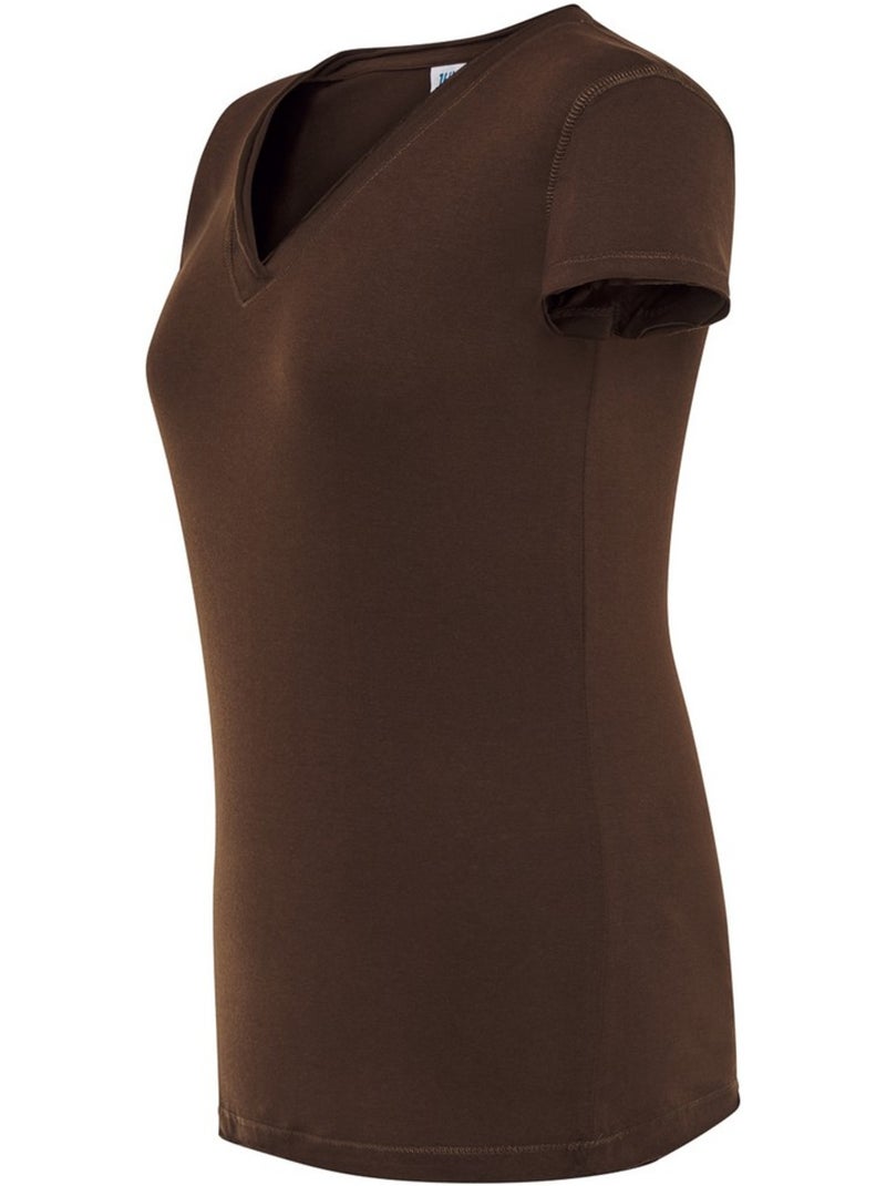 JHK - T-shirt SICILIA Marron chocolat - Kiabi