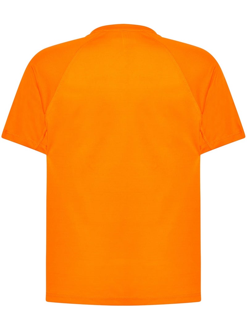 JHK - T-shirt sport Noir/Orange fluo - Kiabi