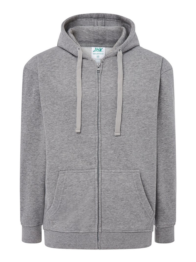 JHK - Veste à capuche Gris chiné - Kiabi