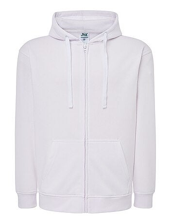 JHK - Veste à capuche motif/style uni