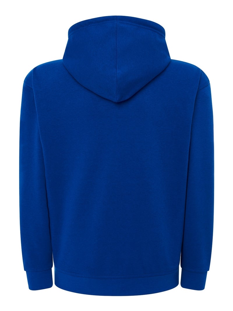 JHK - Veste à capuche motif/style uni Bleu roi - Kiabi