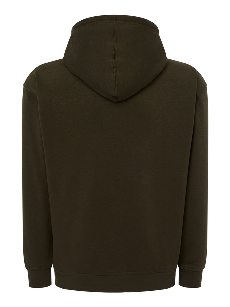 JHK - Veste à capuche motif/style uni Kaki - Kiabi
