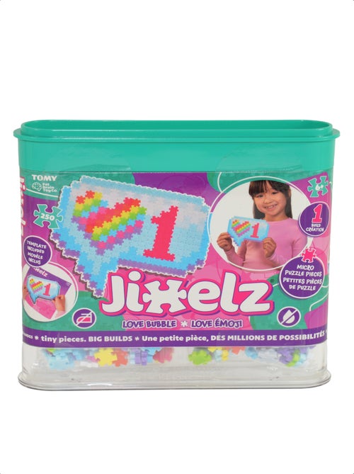 Jixelz - love emoji 250 pièces alliez puzzle et pixel ! - Kiabi