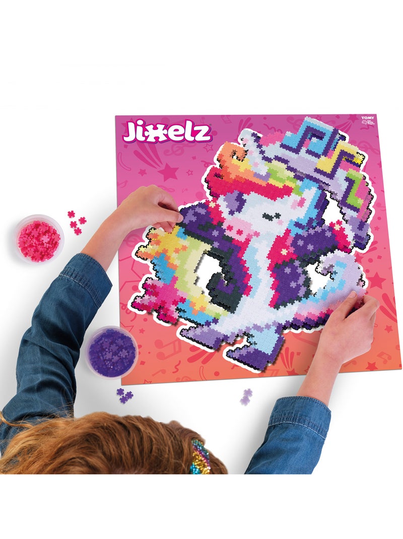 Jixelz animaux dab & disco 1250 pièces - alliez puzzle et pixel ! Multicolore - Kiabi