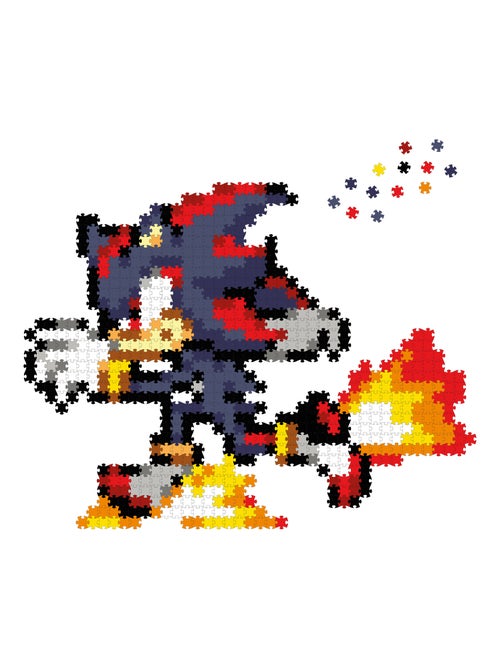 Jixelz remix shadow 700 pièces - alliez puzzle et pixels ! - Kiabi