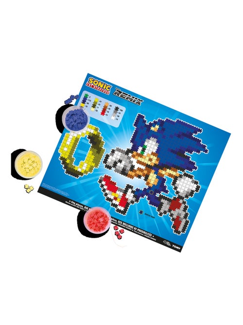 Jixelz remix sonic et anneau 700 pièces - alliez puzzle et pixels - Kiabi