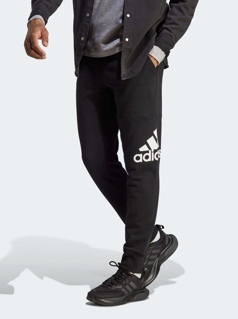 Jogger 'Adidas' façon french terry Noir - Kiabi