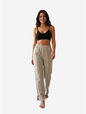 Joggers en maille taille haute à jambe large my fashion