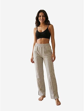 Joggers en maille taille haute à jambe large my fashion