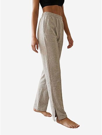 Joggers en maille taille haute à jambe large my fashion