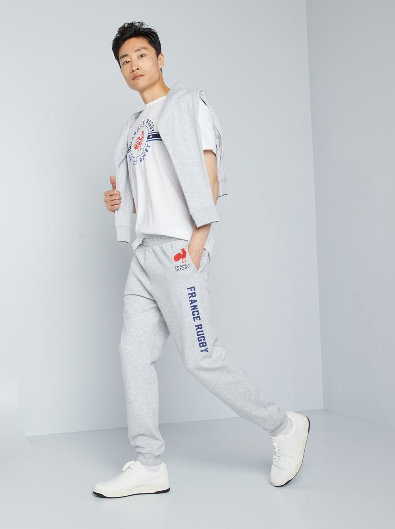 Jogging - Collection France Rugby Gris - Kiabi