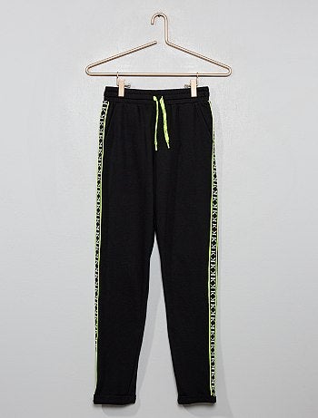 Jogging à bandes détails fluo