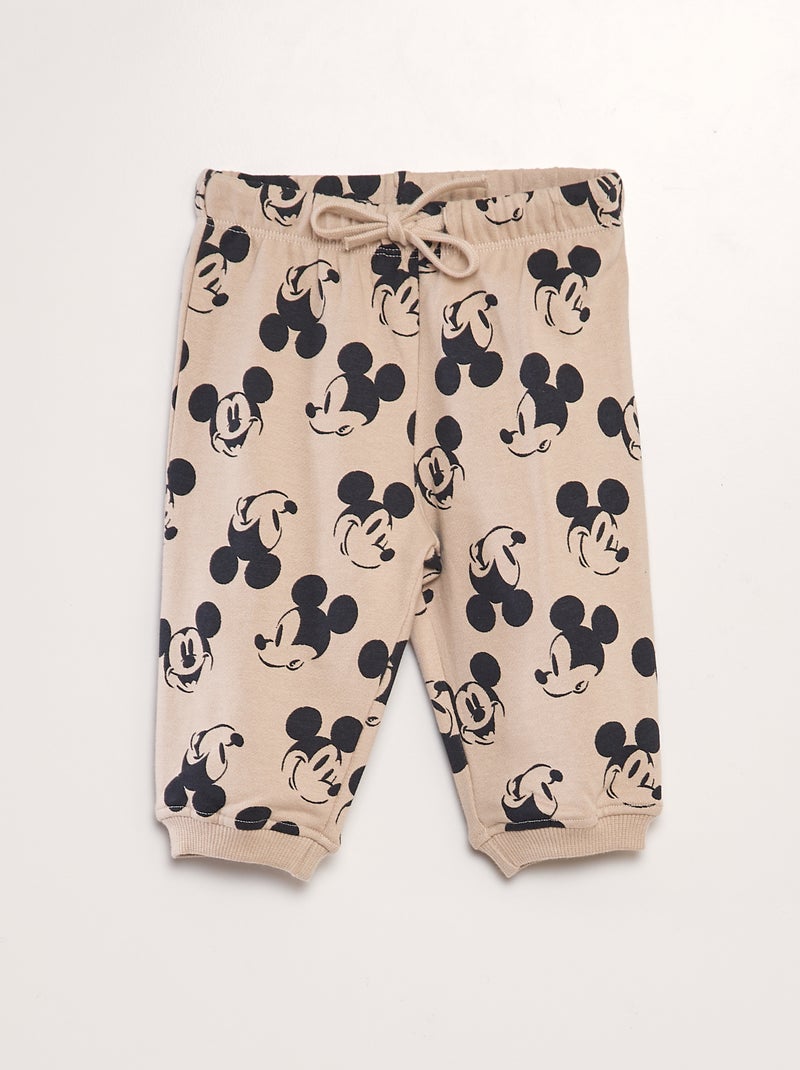 Jogging à motif 'Disney' 'Mickey' Beige - Kiabi