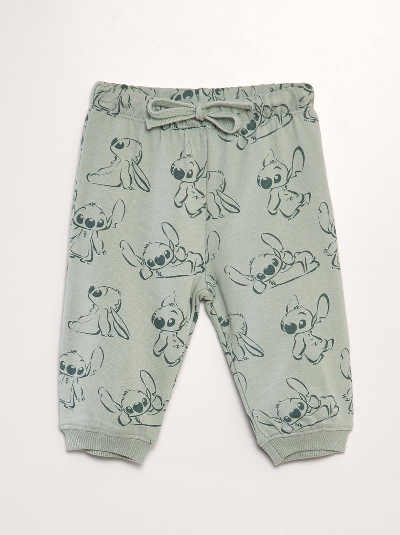 Jogging à motif 'Disney' 'Stitch' Vert - Kiabi