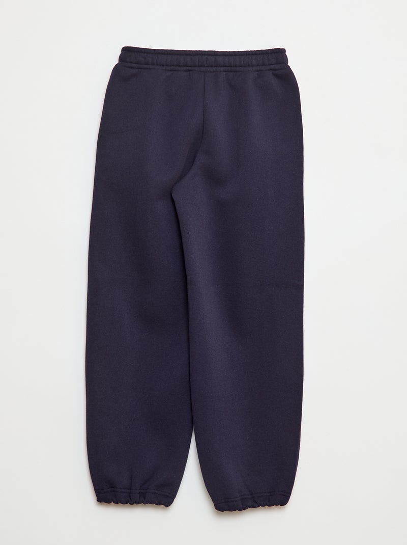 Jogging avec bandes contrastantes Bleu - Kiabi