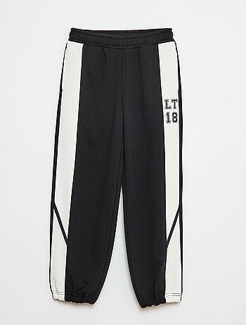 Jogging avec bandes contrastantes
