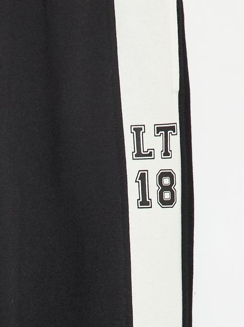 Jogging avec bandes contrastantes - Kiabi