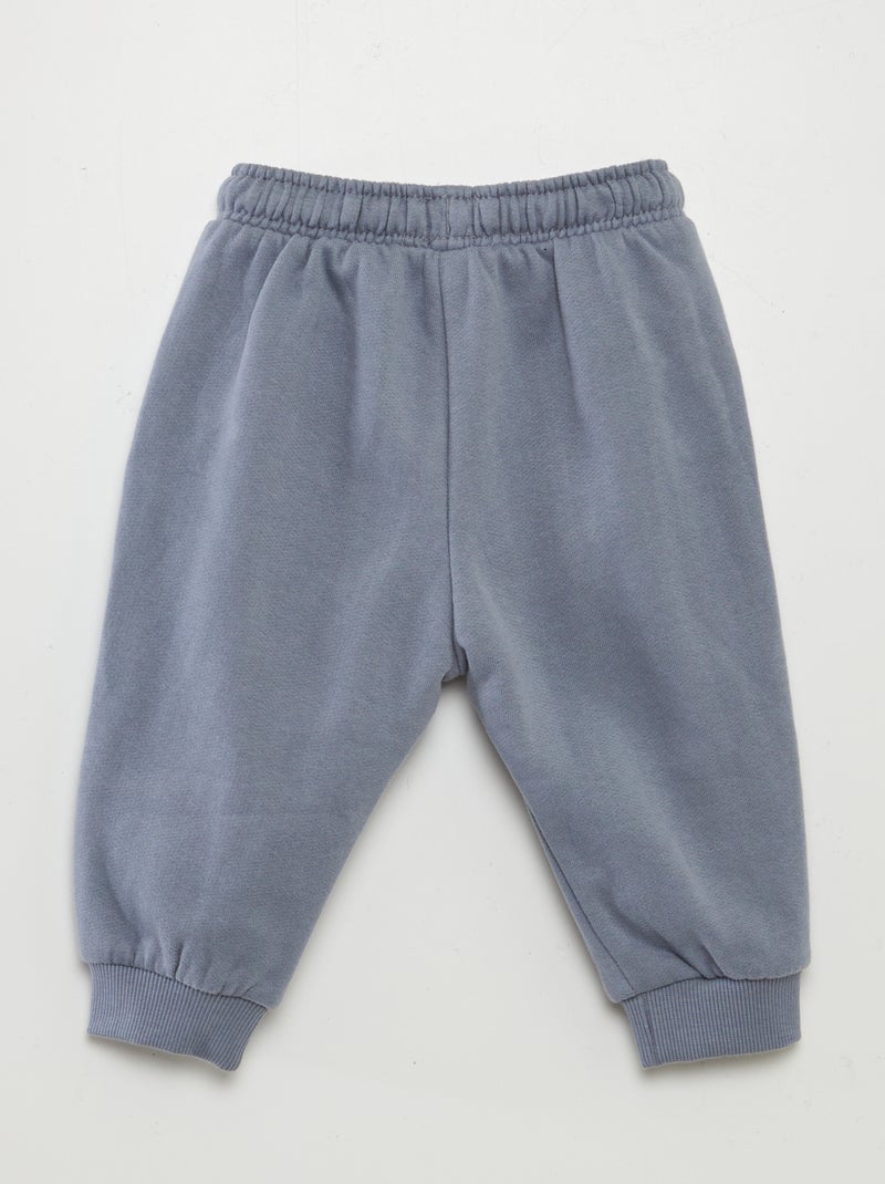 Jogging avec poche animée Bleu - Kiabi