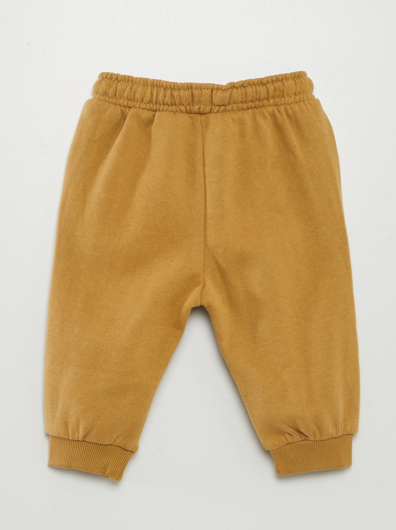 Jogging avec poche animée Jaune - Kiabi