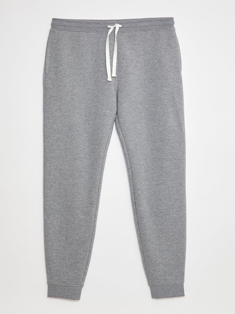 Jogging basique molleton - L38 Gris - Kiabi