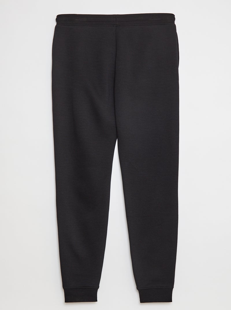 Jogging basique molleton - L38 Noir - Kiabi
