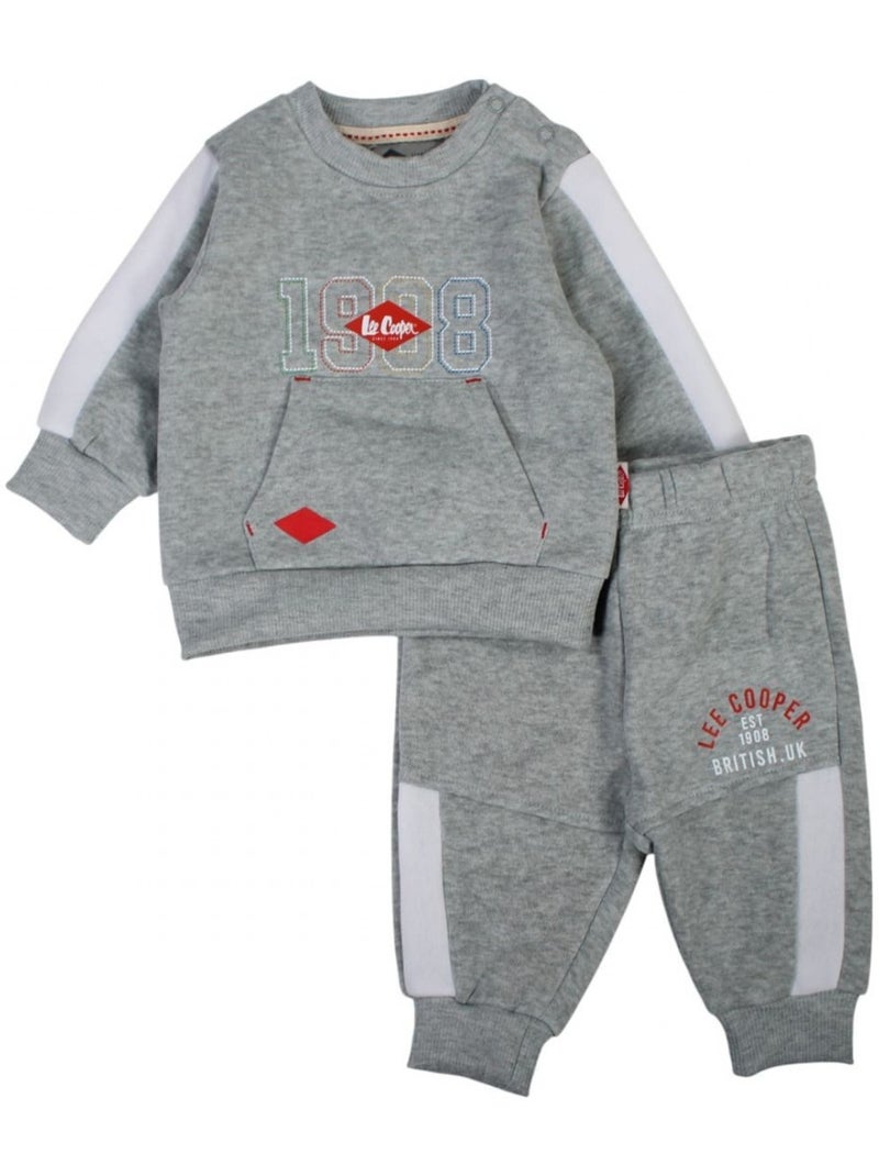 Jogging bébé garçon Lee Cooper Gris - Kiabi