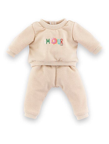 Jogging Beige pour poupon 30 cm