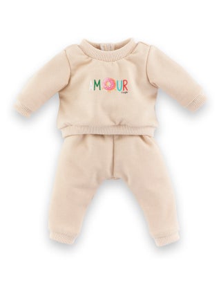 Jogging Beige pour poupon 36 cm